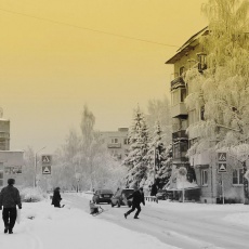 Работа дорожных служб в зимний период